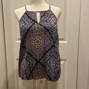 Renee C sleeveless shell size Large